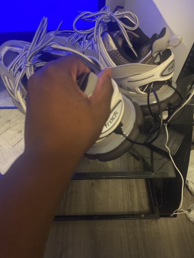 EM Sneakers Balenciaga Track LED Grey review Exotic_Jayy3