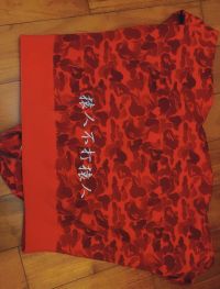EM Sneakers BAPE Camo Shark Hoodie Red review 1