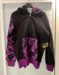 EM Sneakers BAPE Color Camo Shark Full Zip Hoodie (FW23) Purple review 0