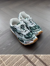 EM Sneakers Bottega Veneta Orbit Dark Green Silver review 0