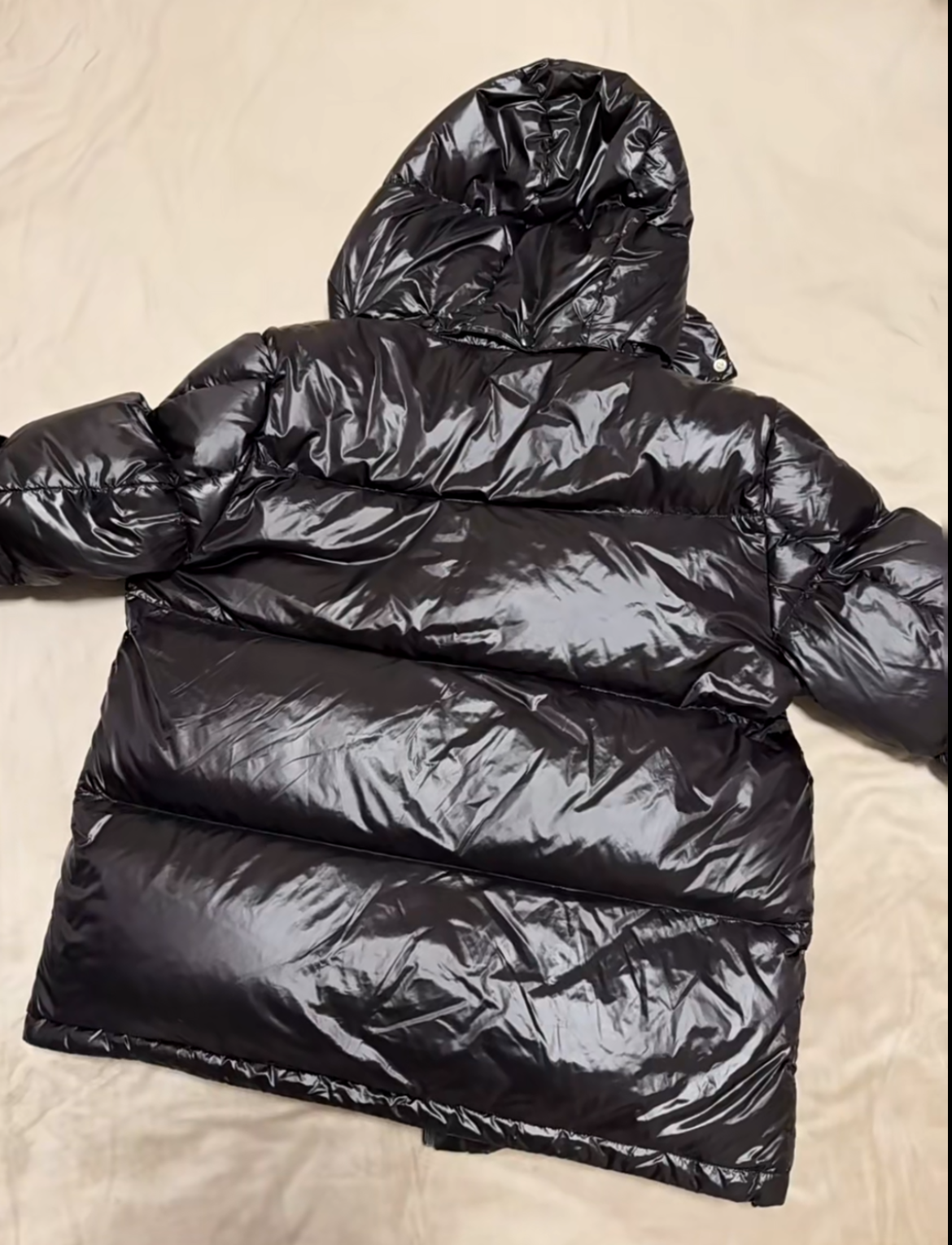EM Sneakers Moncler Tricolor Web Down Jacket Black review 2