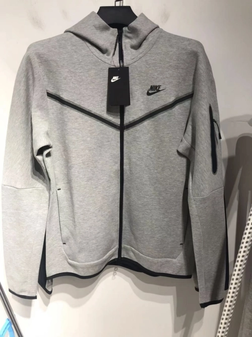 EM Sneakers Nike Sportswear Tech Fleece Full-Zip Hoodie & Joggers Set (FW24) Dark Grey Heather/Black reviewed by