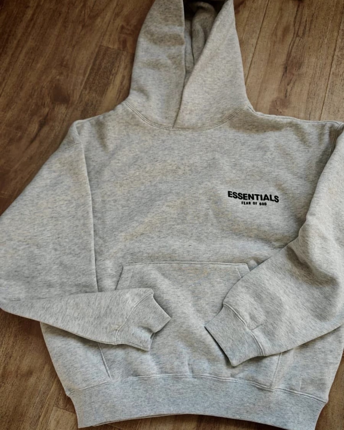 EM Sneakers Fear of God × Essentials Hoodie & Sweatpant Set -3519 Light Gray/Black/Dark Gray review Laila Williams