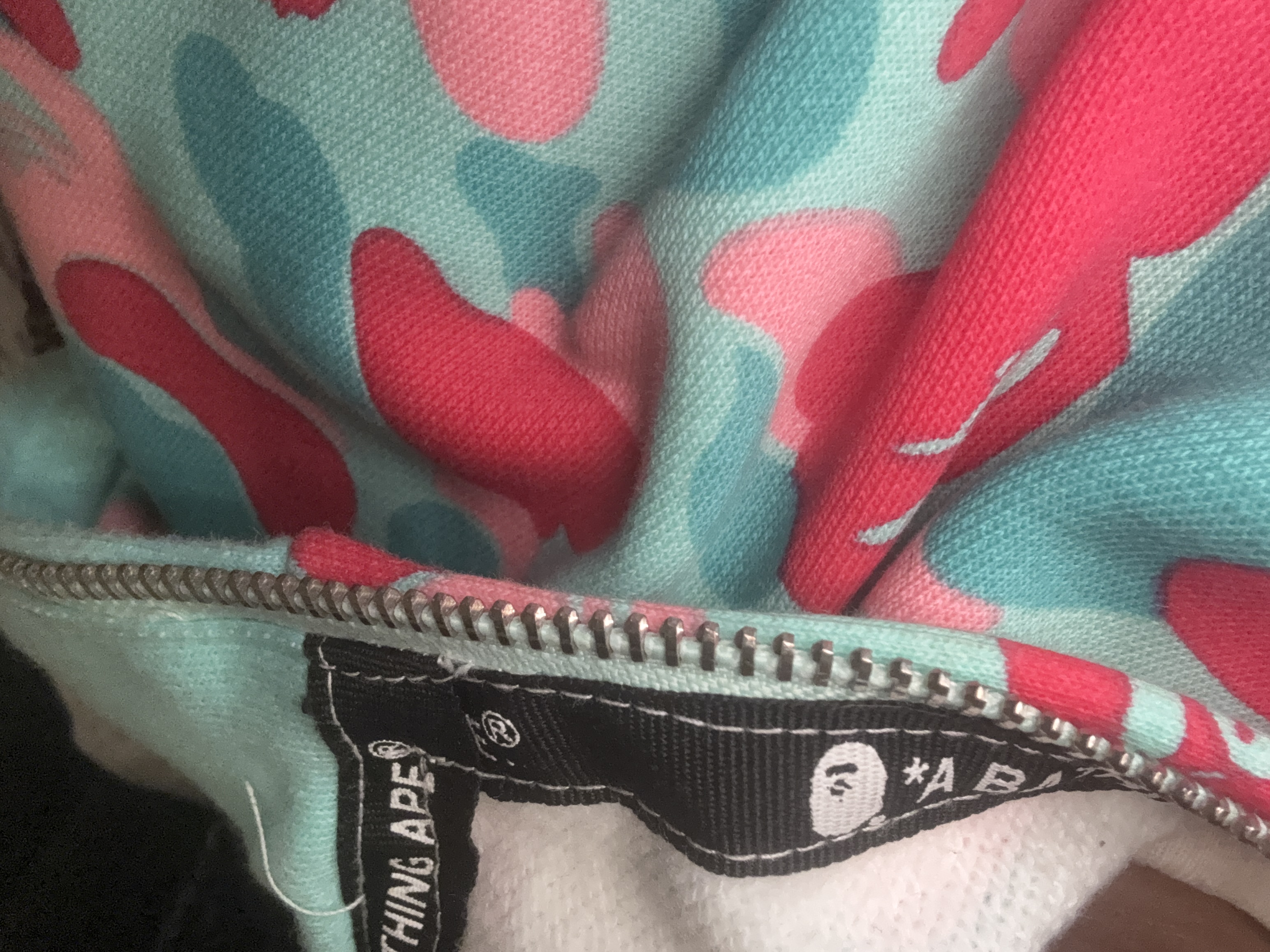 EM Sneakers BAPE Miami Co-Branded Double Hooded Shark Head Zip Hoodie  review 0