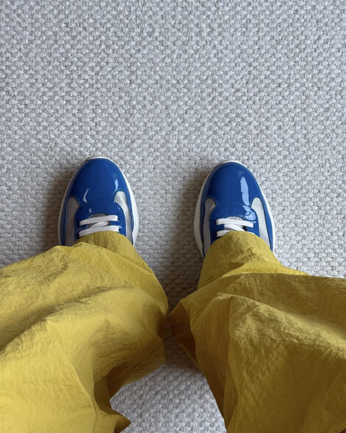 EM Sneakers Prada America's Cup Aviation Blue Silver review 0