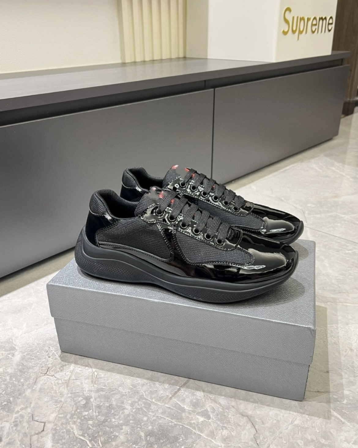 EM Sneakers Prada America's Cup Black review 0