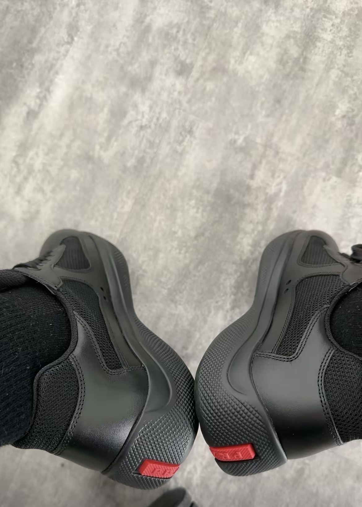 EM Sneakers Prada America's Cup Triple Black review 0