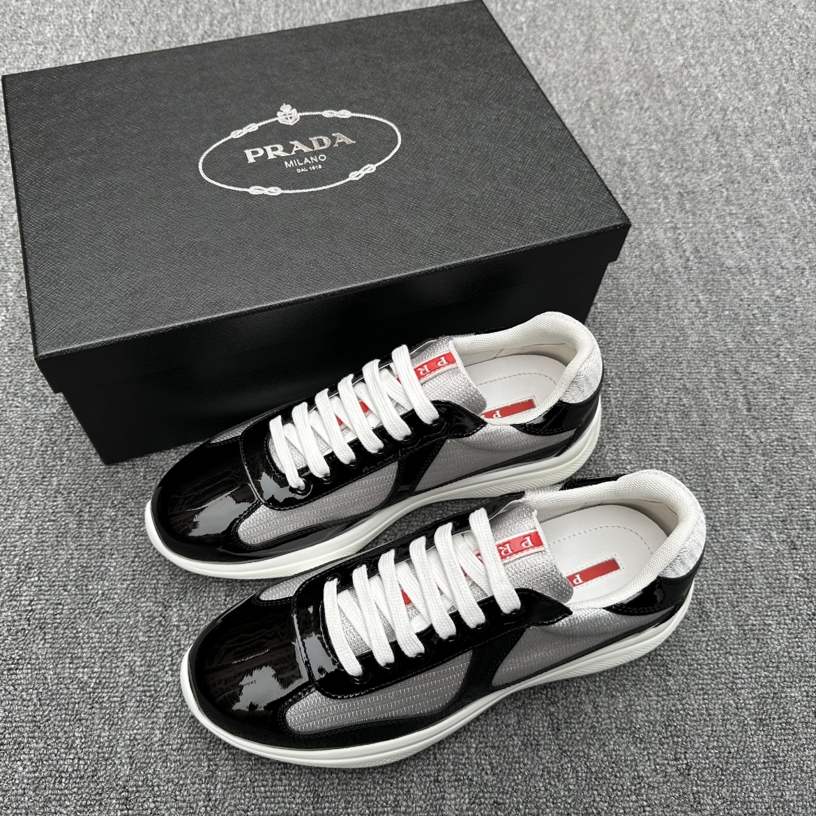 EM Sneakers Prada America's Cup Black and White review Erick Linares 01