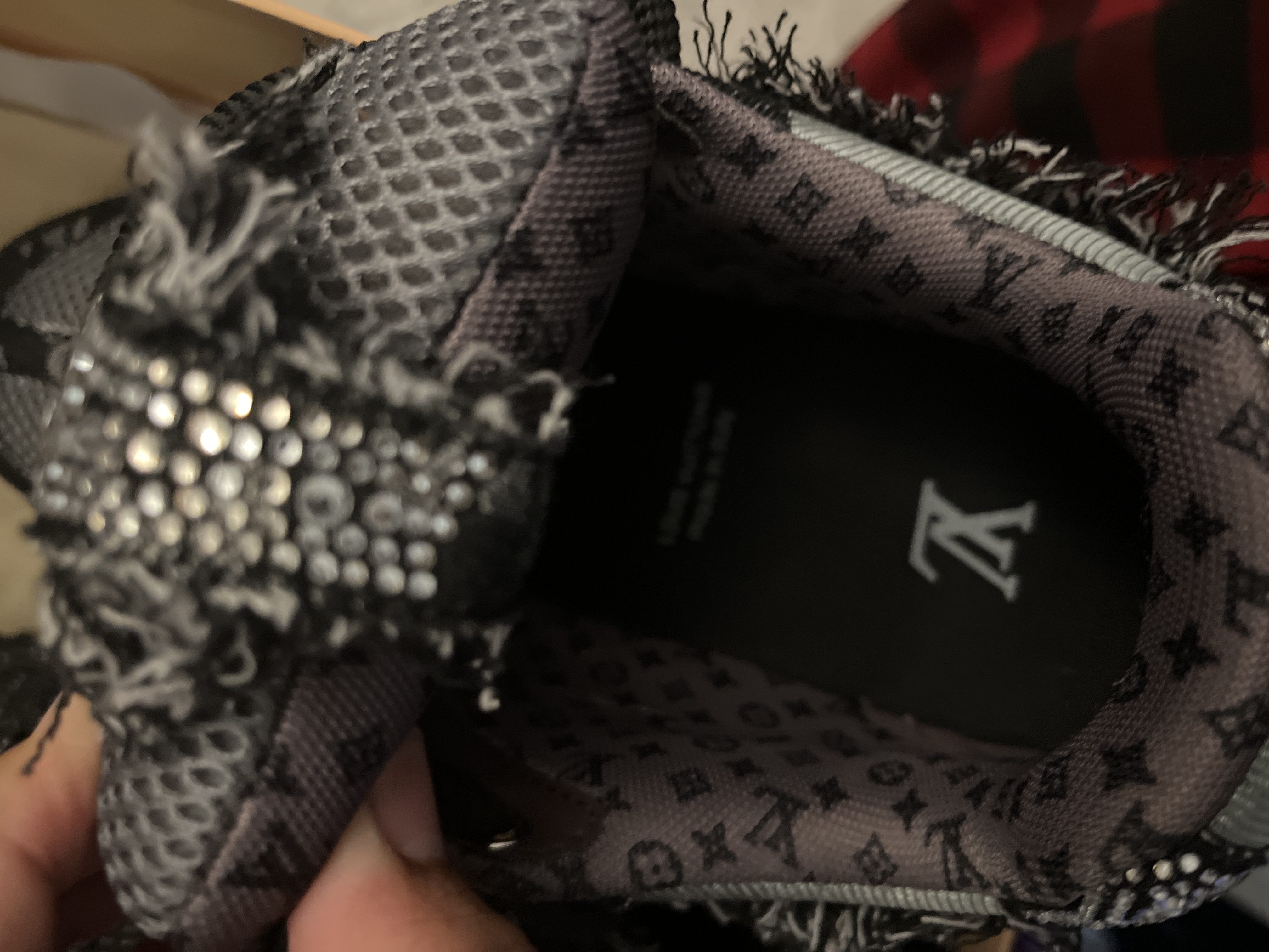 EM Sneakers Louis Vuitton LV Skate Sneaker Black Swarovski Monogran review 2