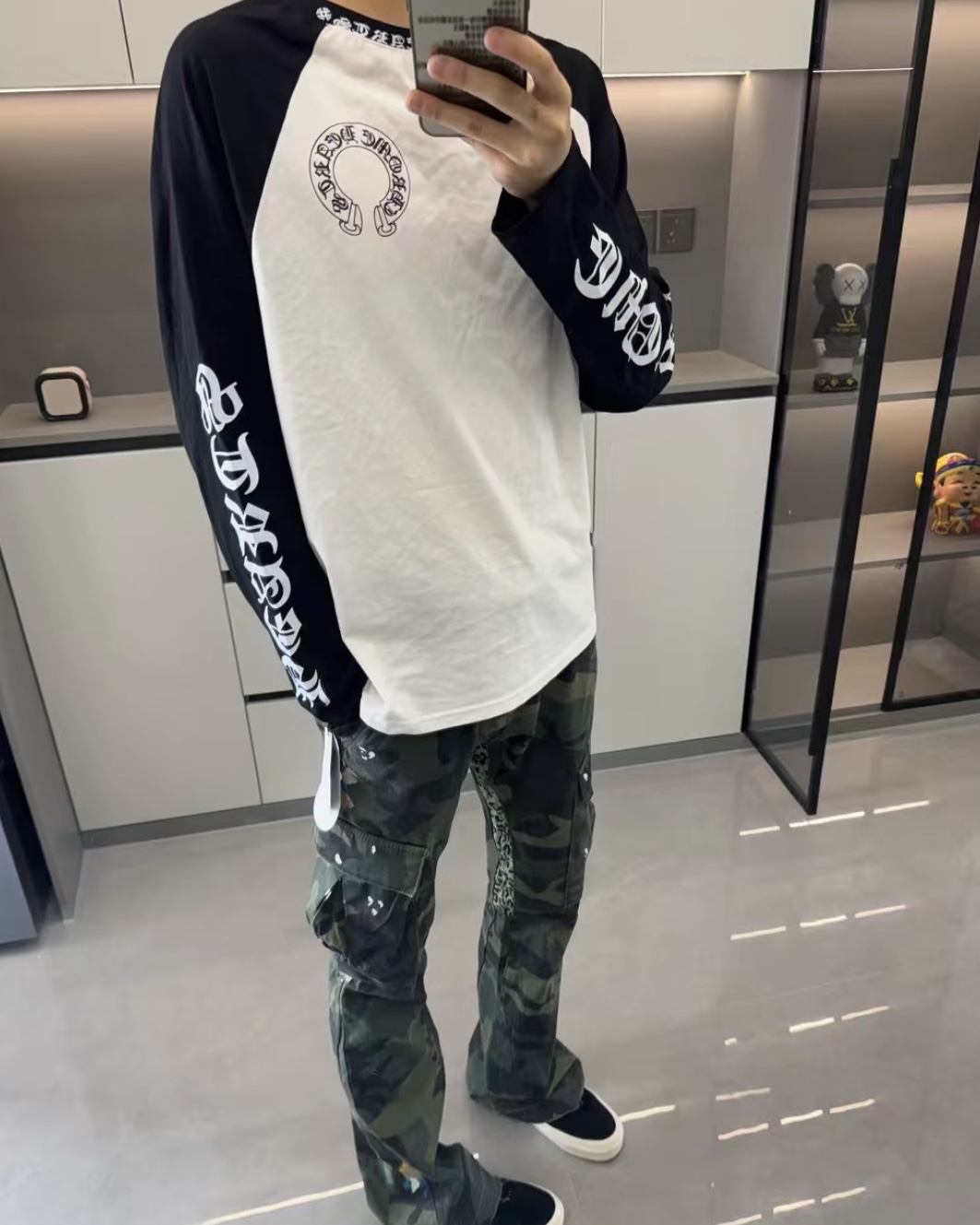 EM Sneakers Chrome Hearts Horseshoe Sanskrit Colorblock Long Sleeve review Michael Paye