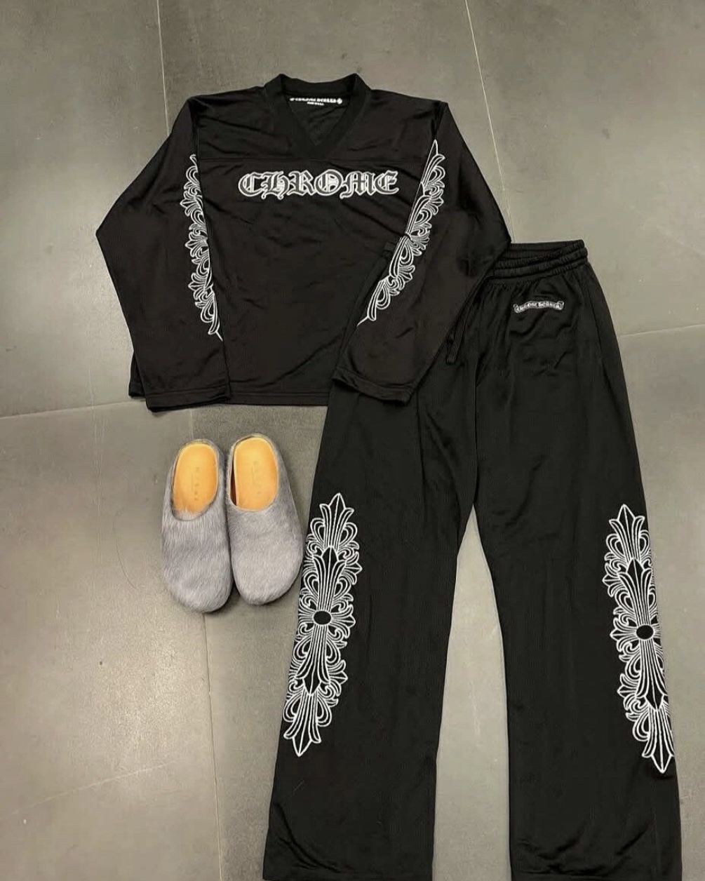 EM Sneakers Chrome Hearts Stadium Mesh L/S Long Sleeve Jersey Black review ONTARIO GLADNEY