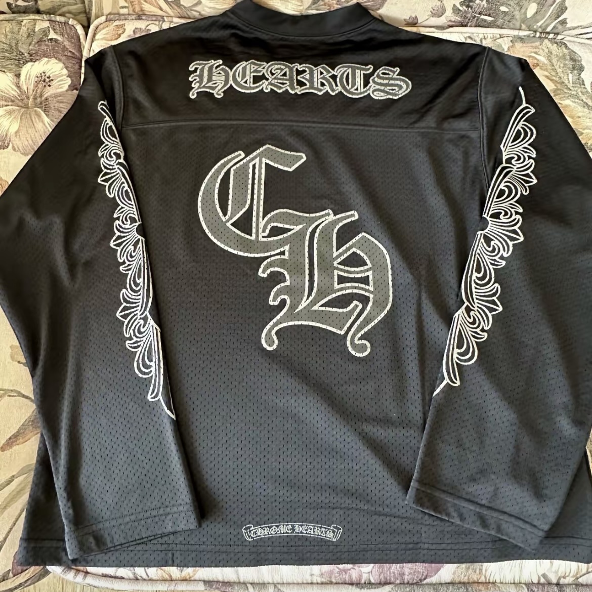 EM Sneakers Chrome Hearts Stadium Mesh L/S Long Sleeve Jersey Black review Zaudel Ramos 01