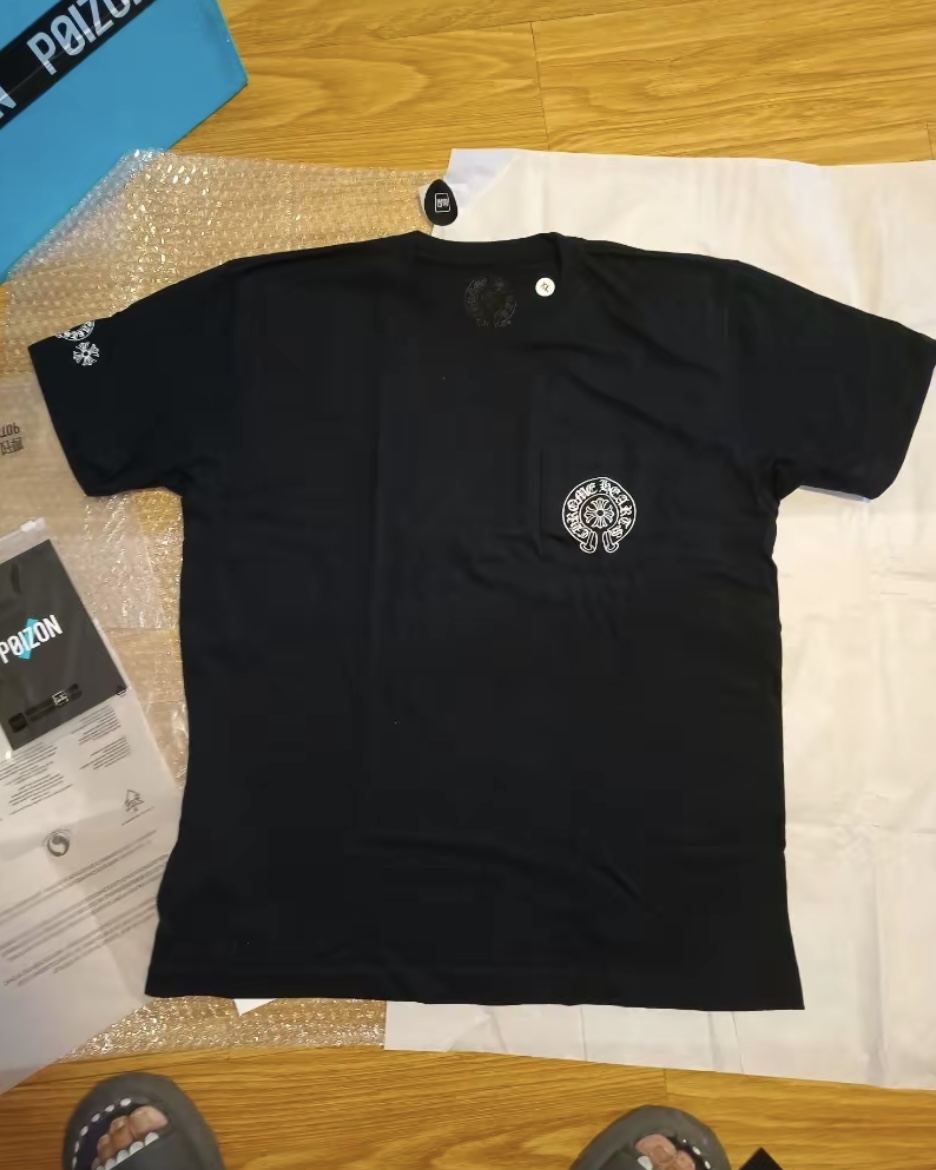 EM Sneakers Chrome Hearts T-Shirt -2226 Black /White review Jarol Martinez 01