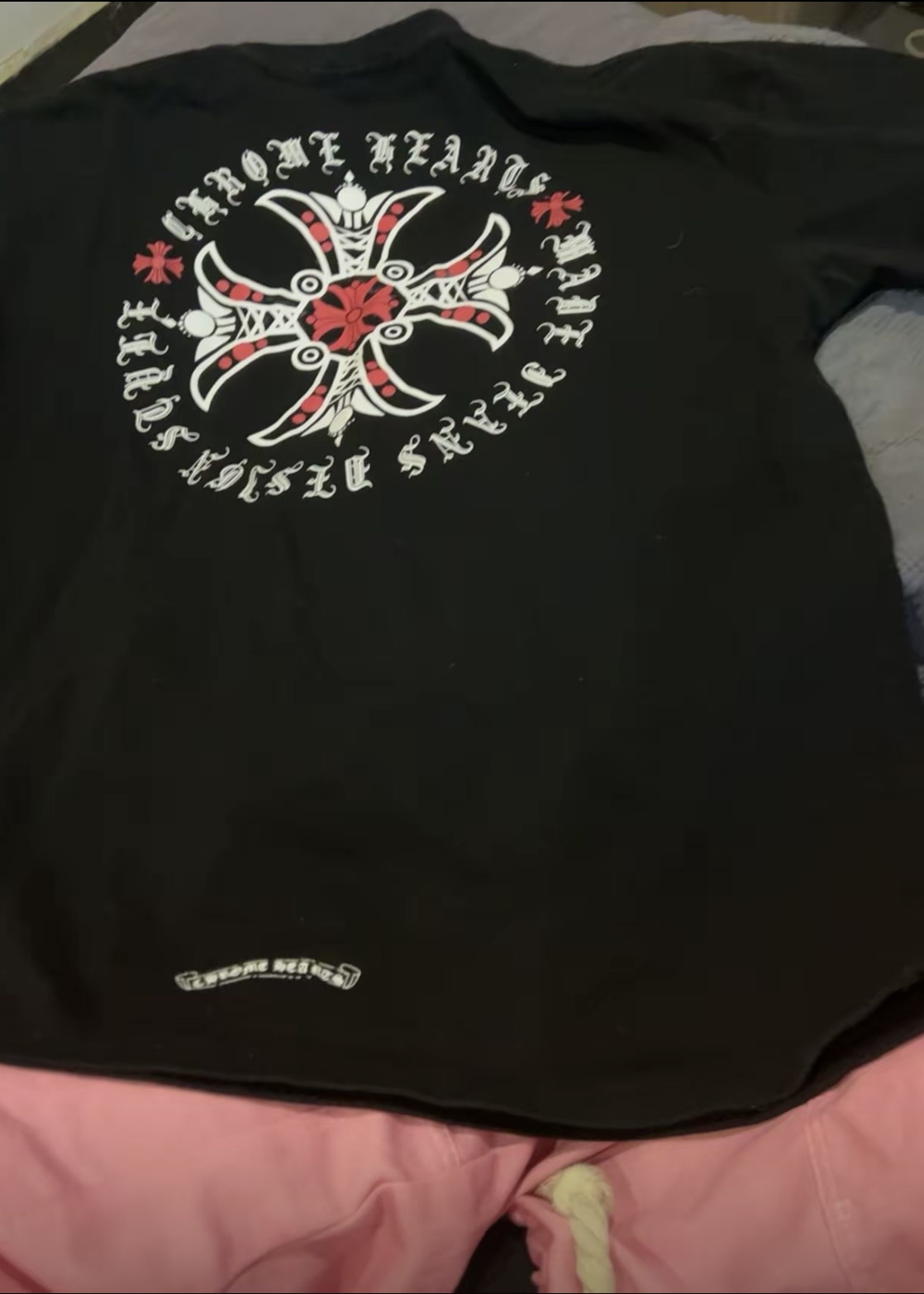 EM Sneakers Chrome Hearts T-Shirt -2258 Black review 0
