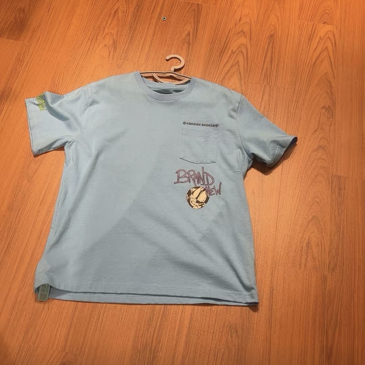 EM Sneakers Chrome Hearts T-Shirt -2220 Blue review Aiden Gaffoor 00