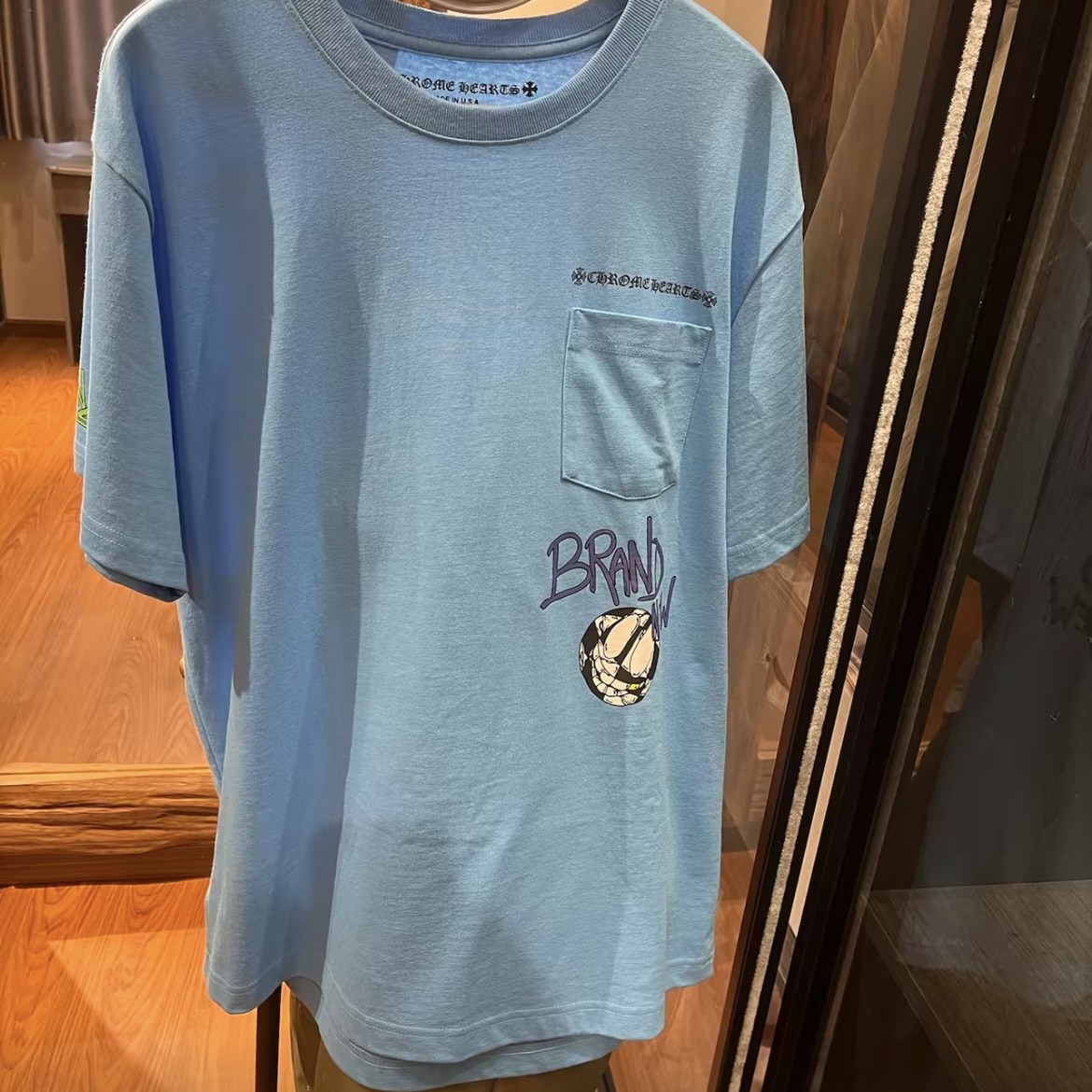 EM Sneakers Chrome Hearts T-Shirt -2220 Blue review Jostin Casa