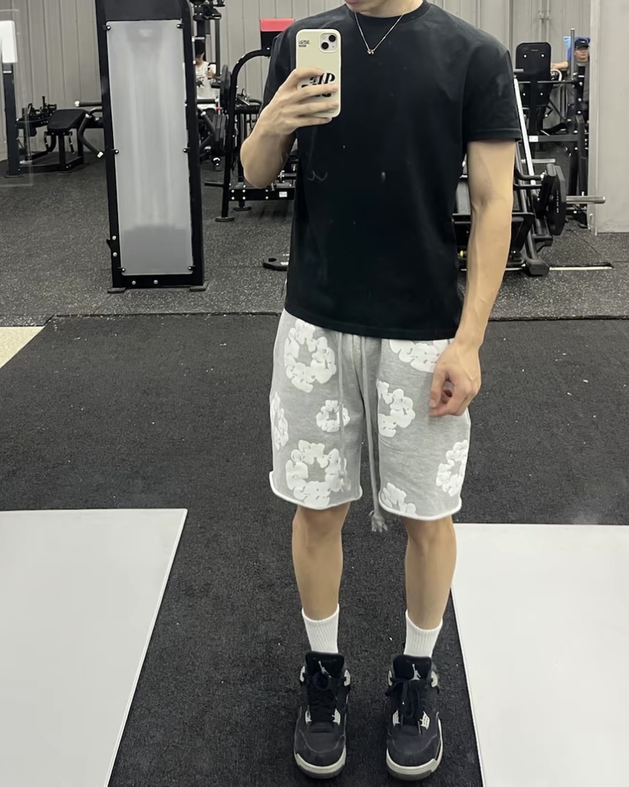 EM Sneakers Denim Tears The White Cotton Wreath Short Pant Gray review demetrius brewer