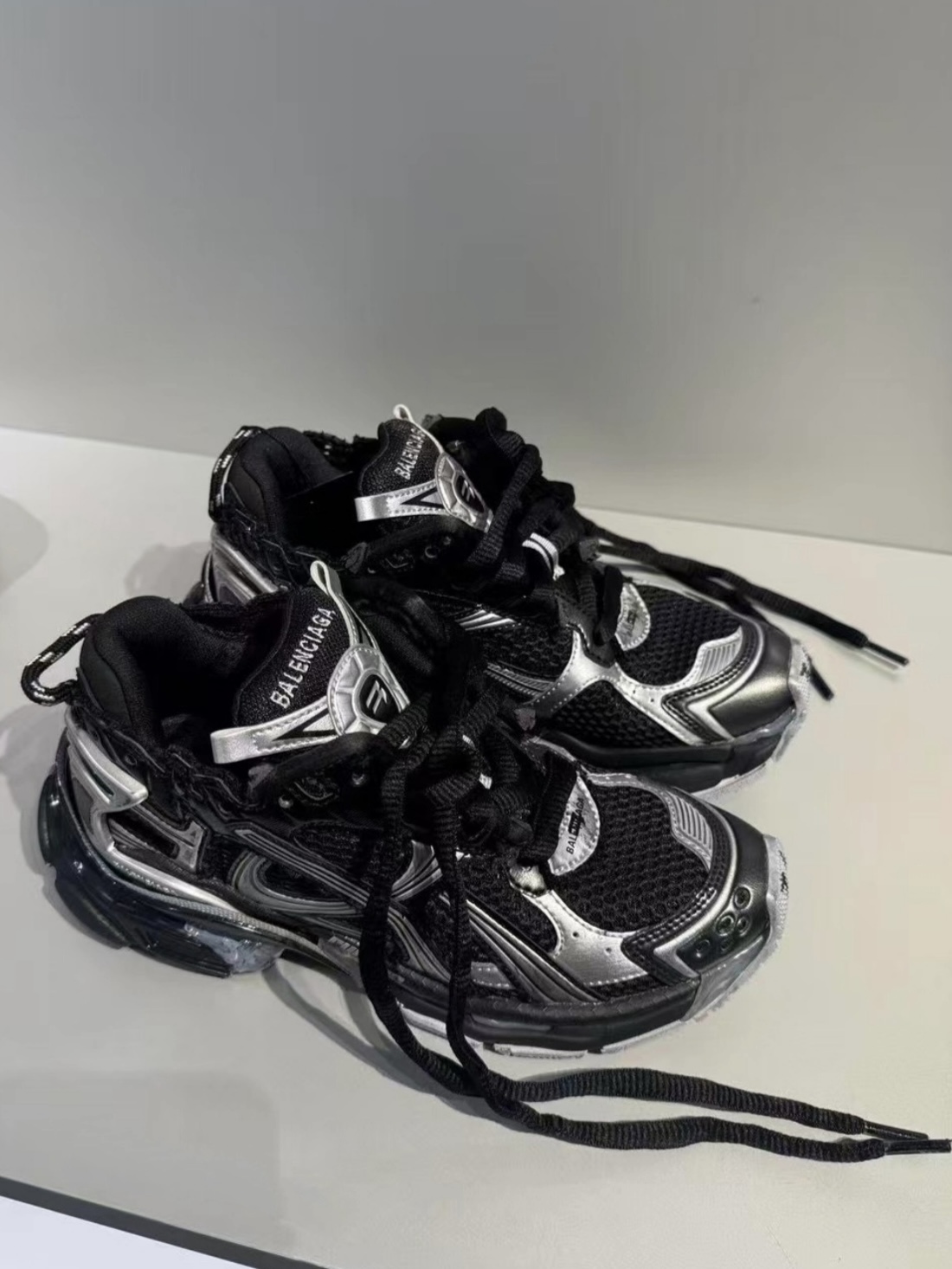 EM Sneakers Balenciaga Runner Sneaker Dark Gray review Davion Townsend