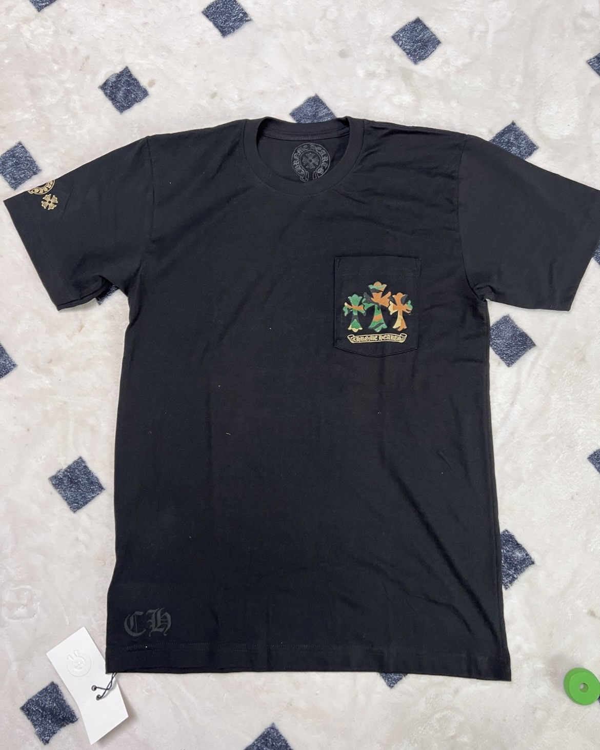 EM Sneakers Chrome Hearts T-Shirt -2231 Black /White review 0
