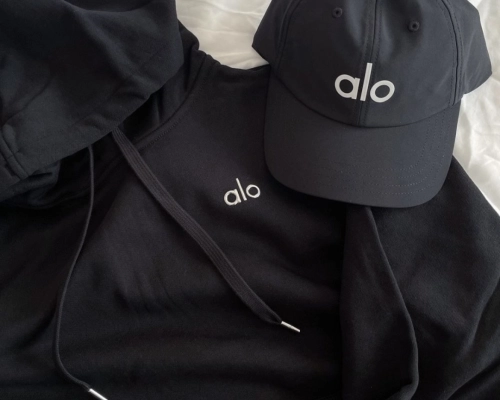 EM Sneakers Alo Yoga Accolade 1/4 Zip Pullover Black #K503 reviewed by