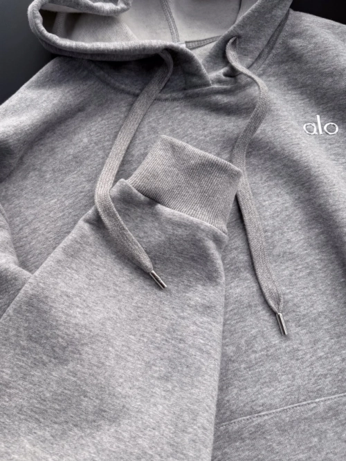 EM Sneakers Alo Yoga Accolade Hoodie Gray #K502 reviewed by