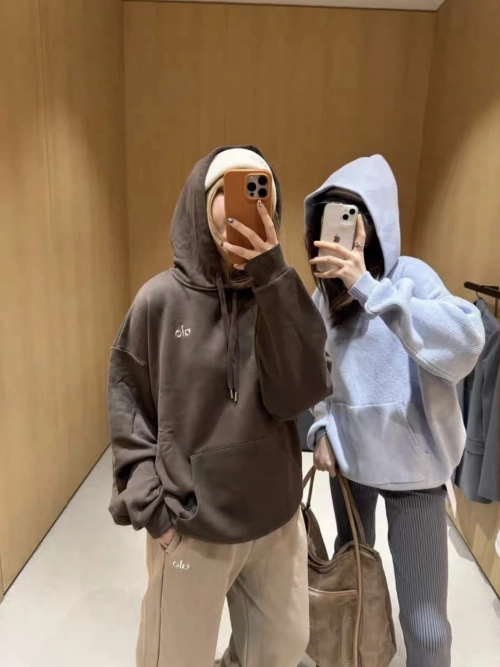 EM Sneakers Alo Yoga Accolade Hoodie Brown #K502 reviewed by
