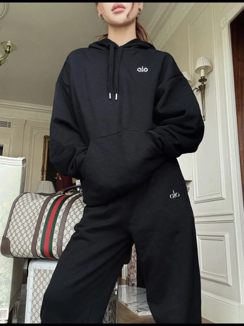 EM Sneakers Alo Yoga Accolade Hoodie Dark Gray #K502 reviewed by