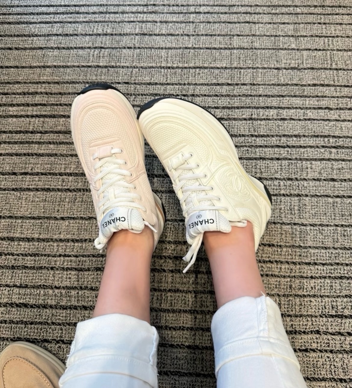 EM Sneakers Chanel Low Top Trainer White review Jaden Bamba