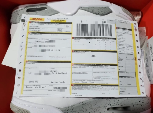 Shipping Documents | Jordan 4s