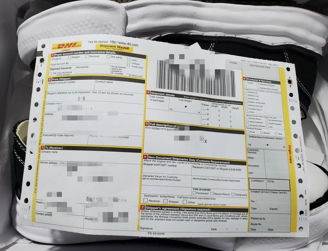 Shipping Documents | Mihara Yasuhiro