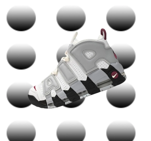 EM Sneakers Nike Air More Uptempo Rosewood Wolf Grey Best Reps