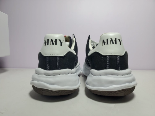 EM Sneakers QC pictures| Maison Mihara Yasuhiro Blakey OG Sole Canvas Low Black No Logo best reps