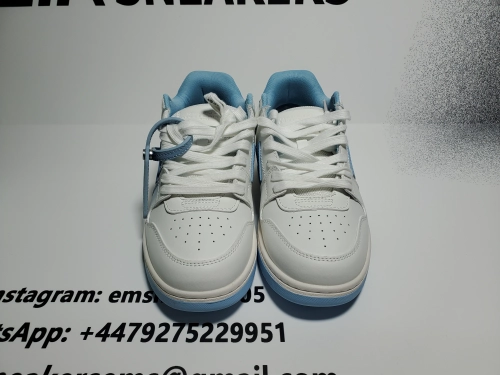 EM Sneakers QC pictures| OFF-WHITE Out Of Office Sky Blue And White