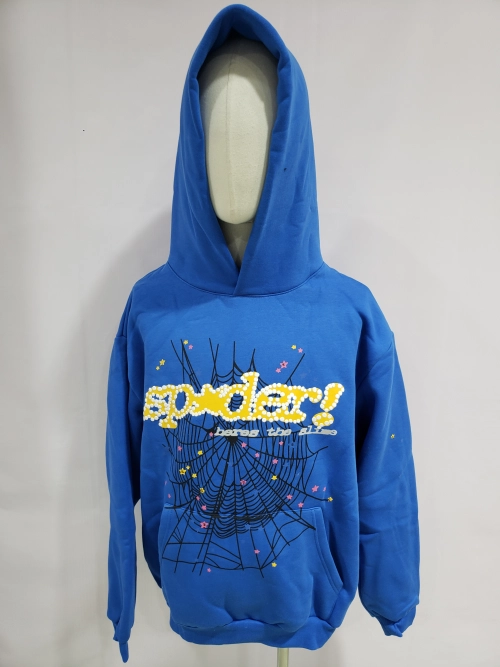 EM Sneakers QC | EM Sneakers Sp5der TC Hoodie Blue