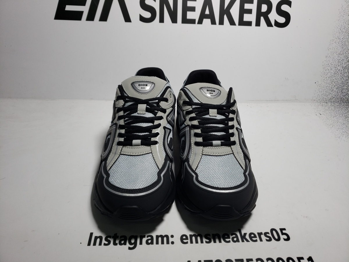 EM Sneakers QC | EM Sneakers Dior B30 Reflective CD30 Grey Anthracite