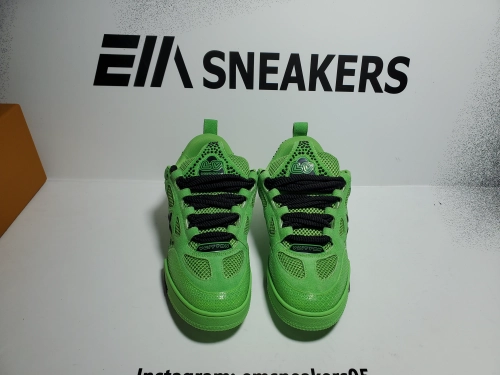 EM Sneakers QC | EM Sneakers Louis Vuitton LV Skate Green with Diamonds