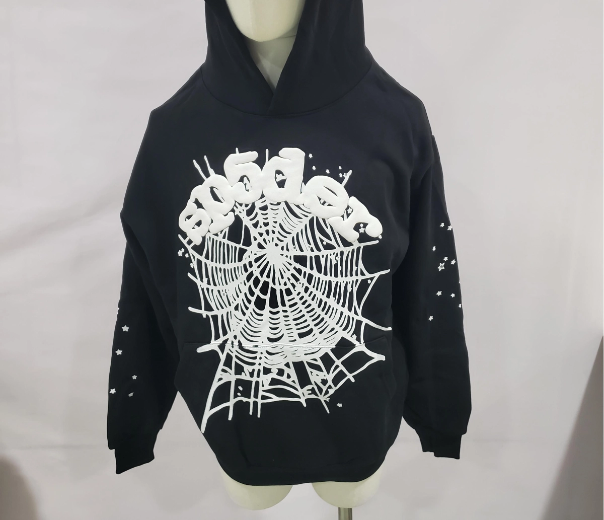 EM Sneakers QC | EM Sneakers Sp5der Worldwide Black OG Web Hoodie