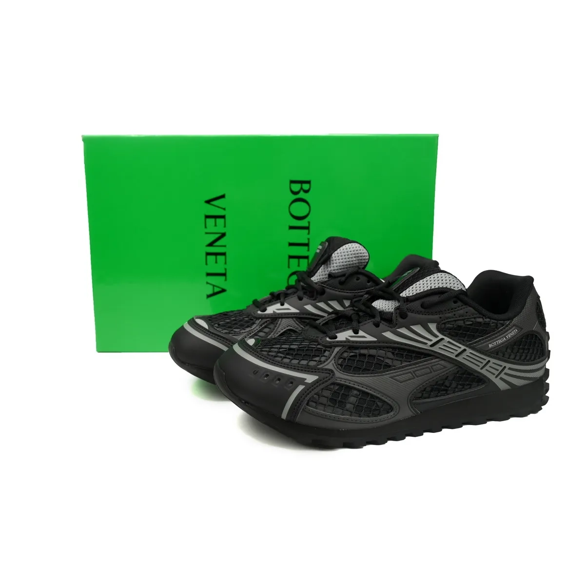 EM Sneakers QC | Bottega Veneta Orbit Black