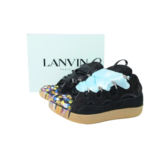 EM Sneakers QC |  EM Sneakers Lanvin Leather Curb Gallery Dept Black Multi