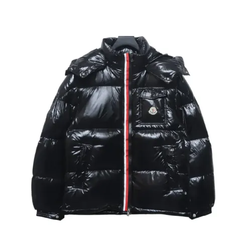 EM Sneakers QC |  EM Sneakers Moncler Tricolor Web Down Jacket Black