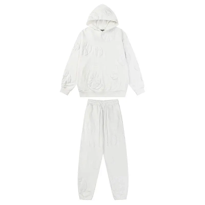 EM Sneakers QC |  EM Sneakers Denim Tears Hoodie & Sweatpant Sets Cotton Wreath Royal White