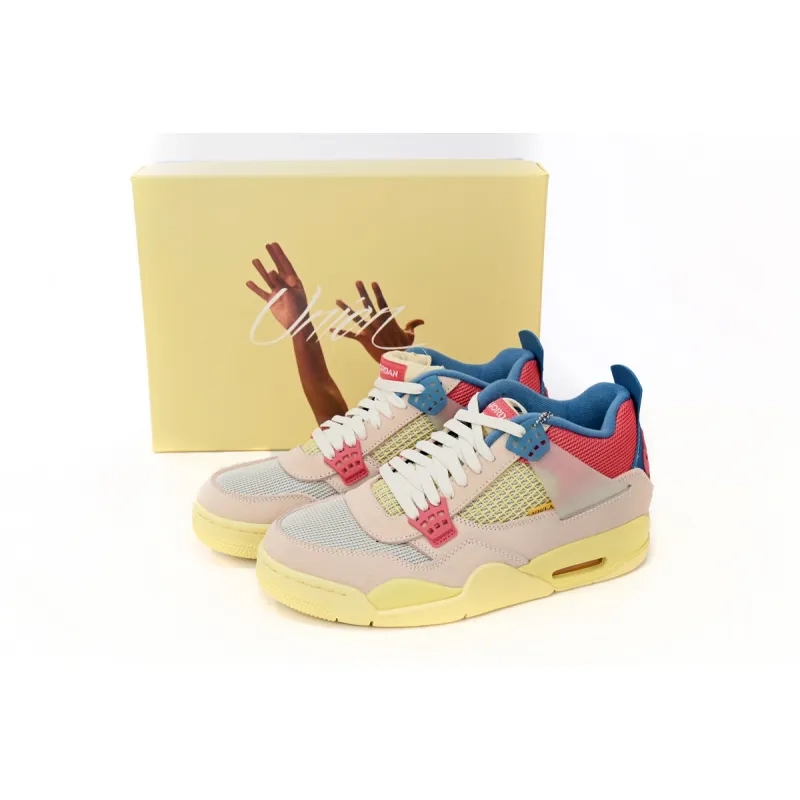 EM Sneakers QC | EM Sneakers Jordan 4 x Union LA Retro Guava Ice