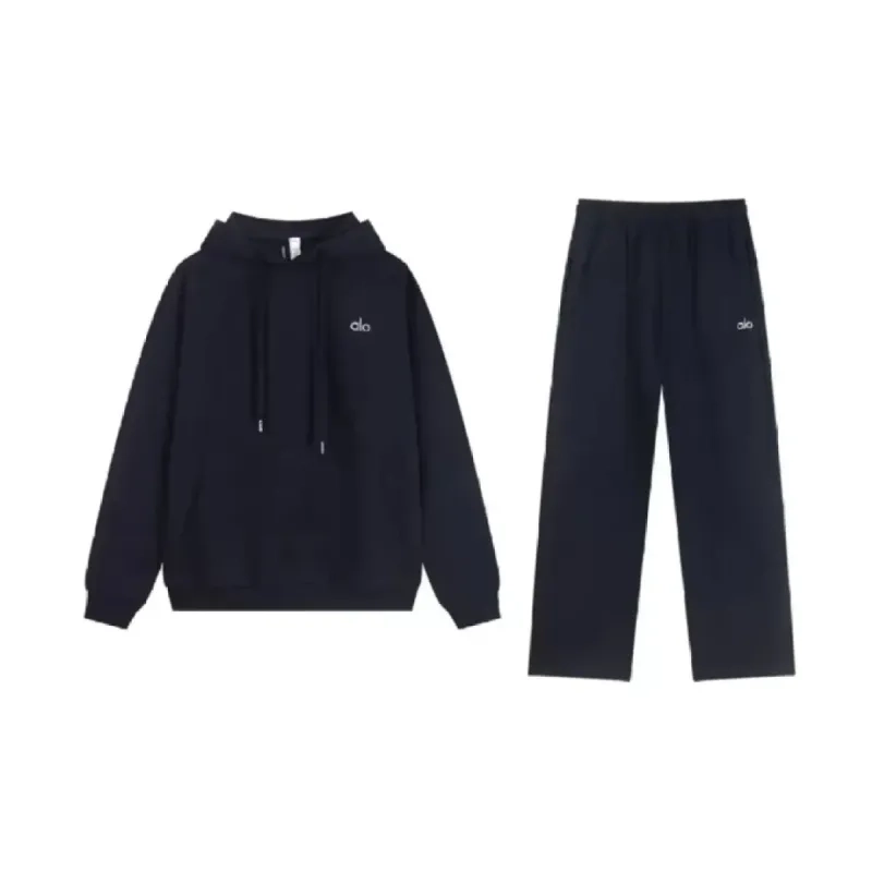 EM Sneakers QC | Alo Yoga Hoodie & Sweatpant Set Navy