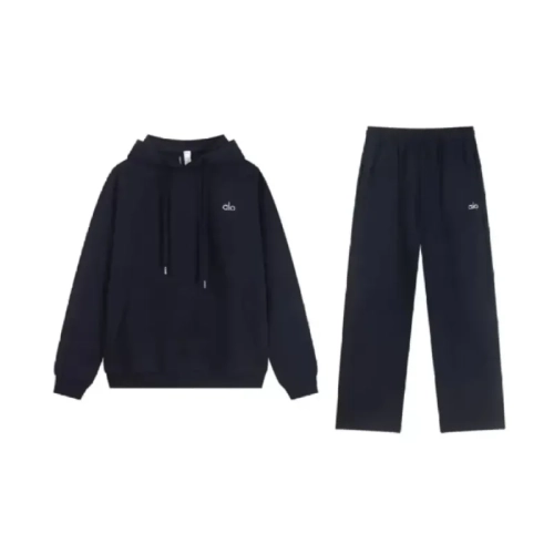 EM Sneakers QC | Alo Yoga Hoodie & Sweatpant Set Navy