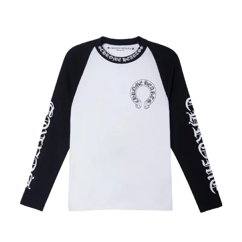EM Sneakers QC | Chrome Hearts Horseshoe Sanskrit Colorblock Long Sleeve