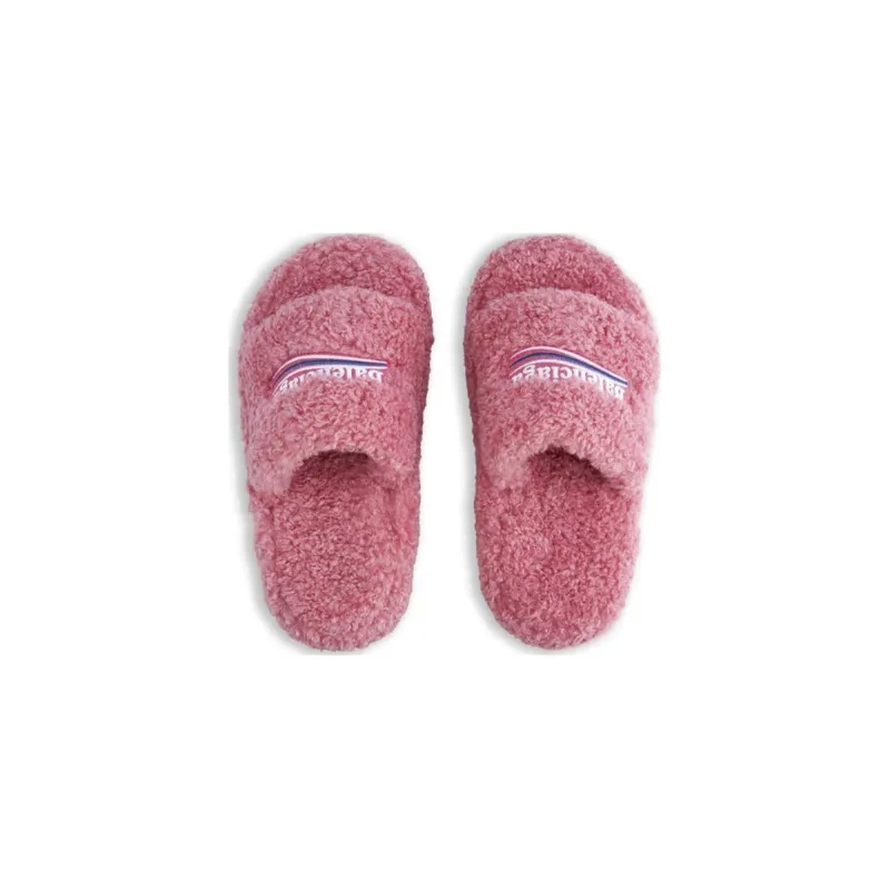 EM Sneakers QC | Balenciaga Furry Slide Pink