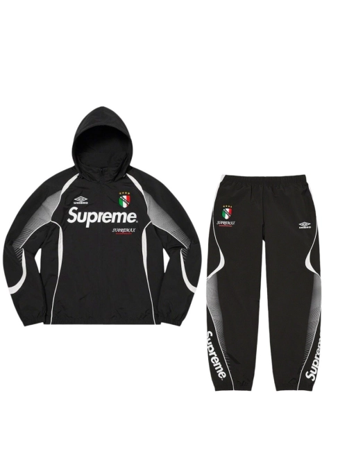 EM Sneakers QC | Supreme Umbro Track Jacket & Pant Set Black