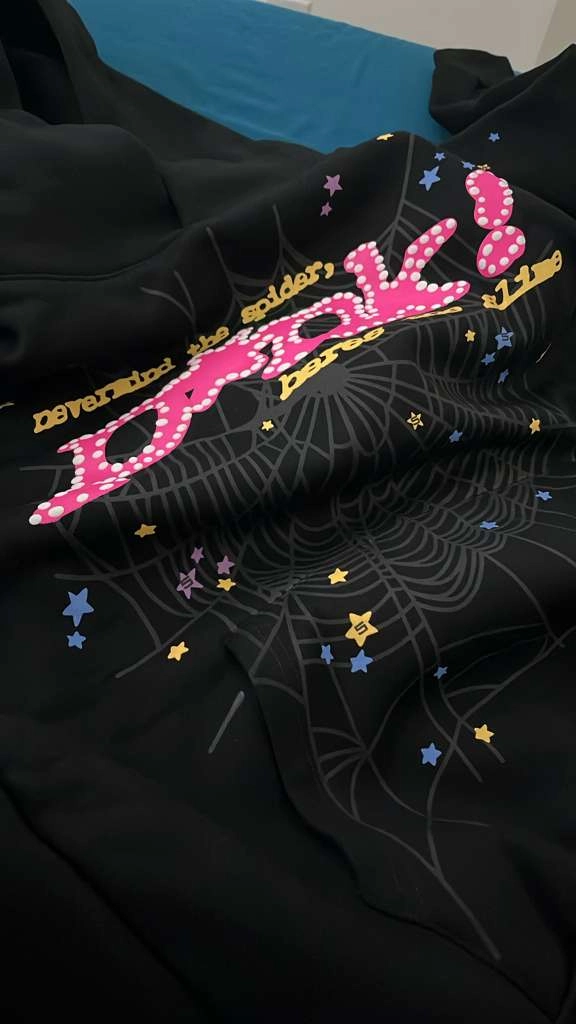 EM Sneakers Sp5der P*NK Hoodie Black - Feedback and Reviews