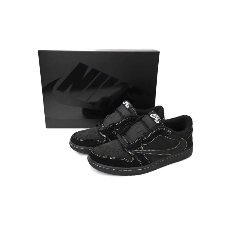 EM Sneakers QC | Jordan 1 Retro Low OG SP ×Travis Scott Black Phantom