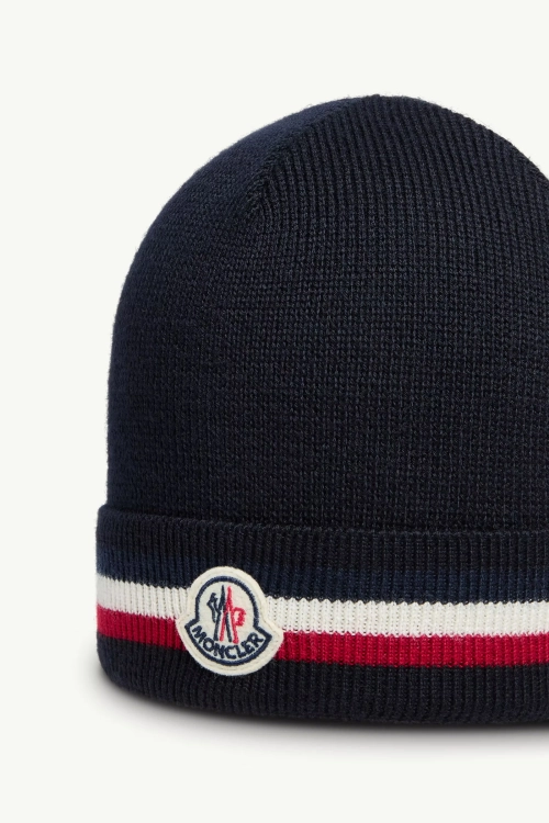 EM Sneakers QC | Moncler Tricolour Wool Beanie